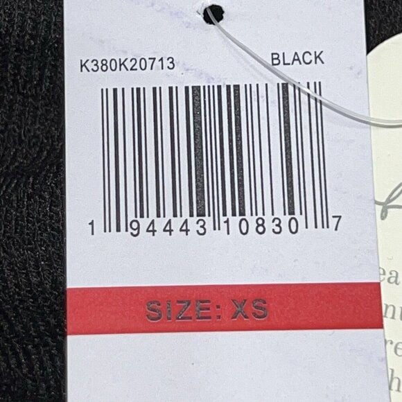 B.O.G. BAND OF‎ THE FREE BLACK RIBBED CROP KNIT SHIRT LONG SLEEVES WOMEN SIZE XS - Picture 8 of 10